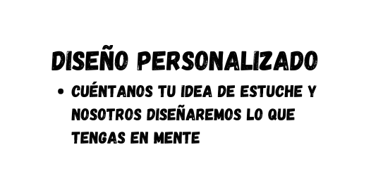 Diseño PERSONALIZADO cuéntanos TU IDEA DE ESTUCHE Y NOSOTROS DISEÑAREMOS LO QUE TENGAS EN MENTE